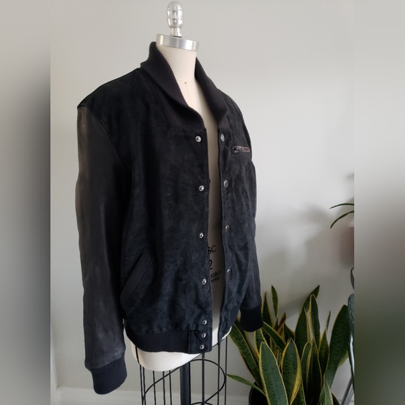 CONVERSE suede and leather varsity jacket - Picture 10 of 10